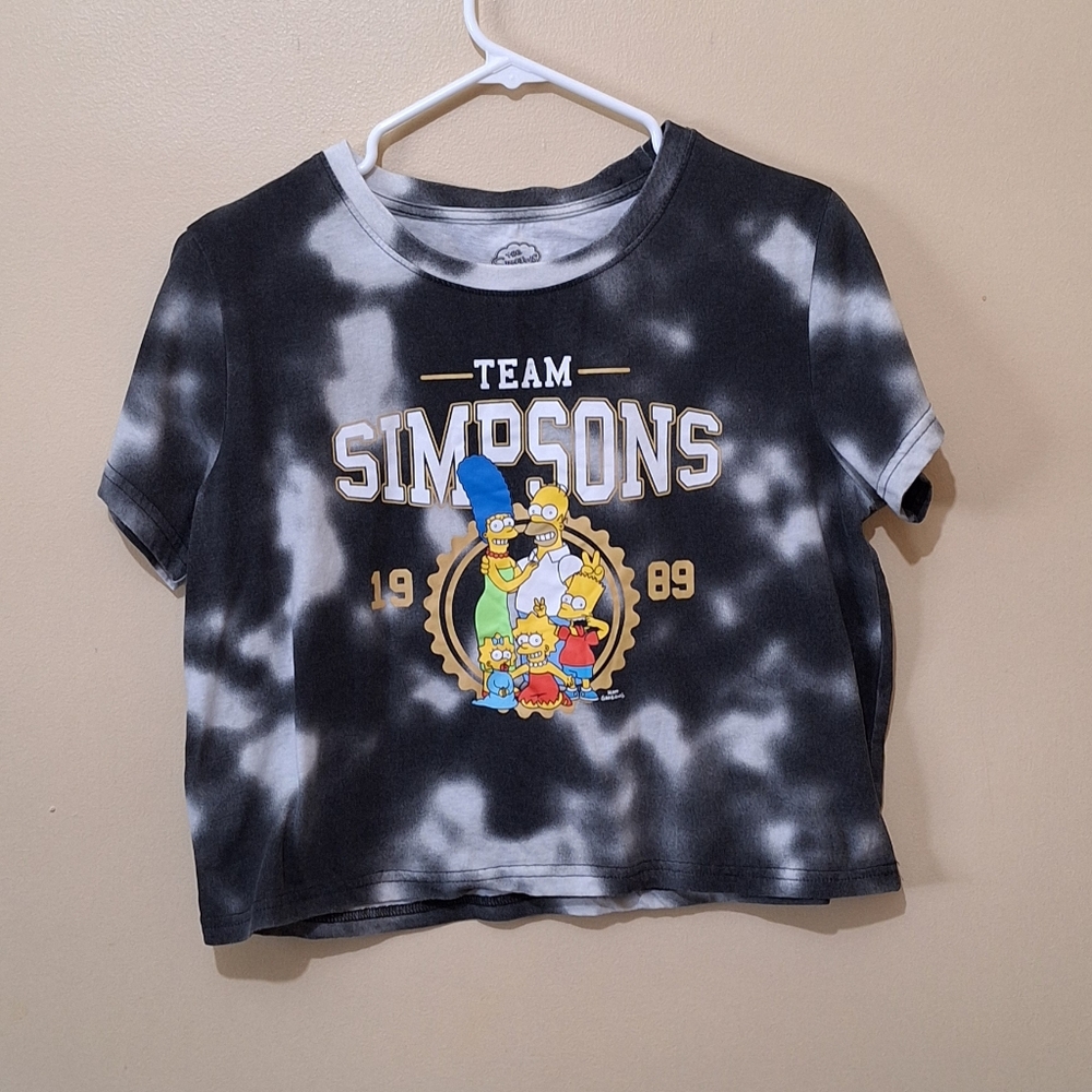 The Simpsons Crop Top Tshirt